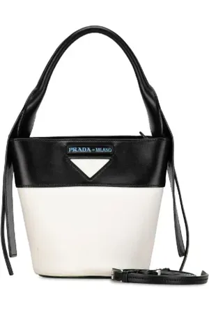 Prada Femme, Pre-owned, Blanc, Taille: ONE Size Pre-owned Cuir sacs-main