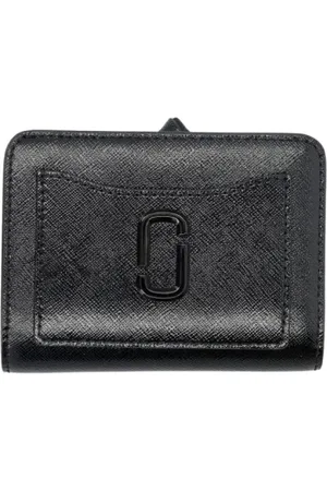 Marc Jacobs Femme, Accessoires, Noir, Taille: ONE Size Portefeuille Compact Noir pour Femmes