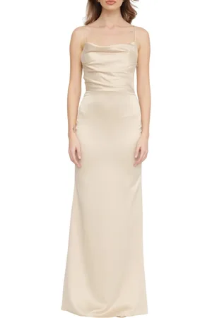 ACTUALEE Femme, Robes, , Taille: 40 FR Robe Longue Élégante avec Détail Croisé