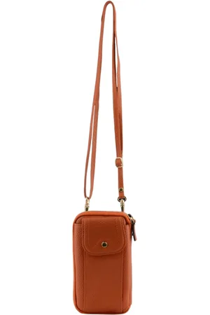Pourchet Paris Femme, Accessoires, , Taille: ONE Size Étui portable - en cuir