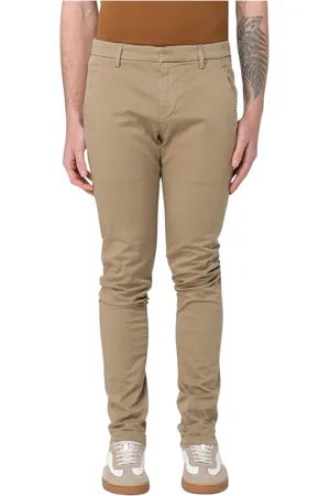 Dondup Homme, Pantalons, , Taille: W34 Pantalon Slim Fit Casual Vert
