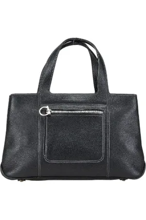 Salvatore Ferragamo Femme, Pre-owned, Noir, Taille: ONE Size Pre-owned Cuir cabas