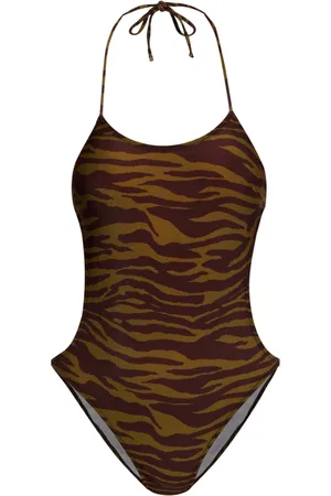 The Attico Femme, Maillots de bain, Brun, Taille: 38 FR Collection de maillots de bain Estate Meravigliosa
