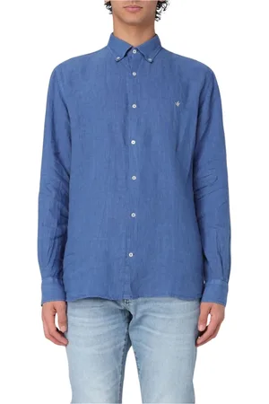 BROOKSFIELD Homme, Chemises, Bleu, Taille: 4XL Chemise Blanche à Manches Longues