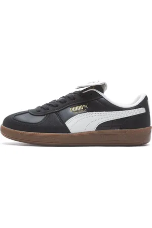 PUMA Homme, Chaussures, Noir, Taille: 38 1/2 EU Baskets Premium Noir Blanc Chaud