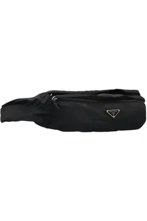 Prada Femme, Pre-owned, Noir, Taille: ONE Size Pre-owned Nylon sacs-bandouliere