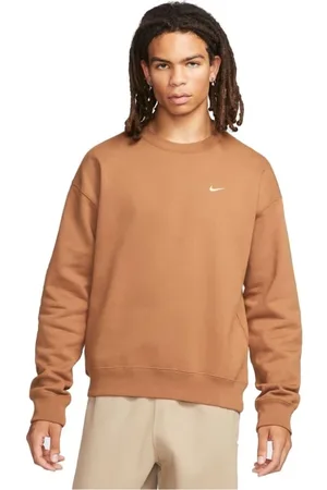 Nike Homme, Sweatshirts et sweats à capuche, Brun, Taille: 2XL Crewneck Marron Élégant Confortable Écologique