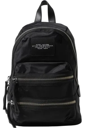 Marc Jacobs Femme, Sacs, Noir, Taille: ONE Size Sac à dos Chic en Nylon Noir