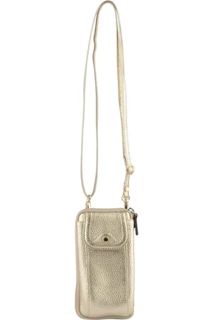 Pourchet Paris Femme, Accessoires, Jaune, Taille: ONE Size Étui portable - en cuir