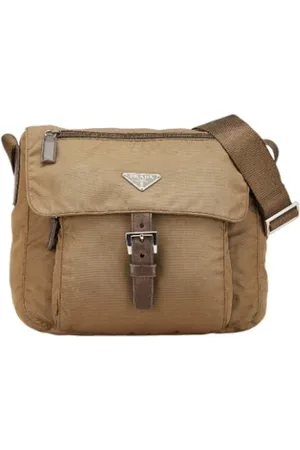 Prada Femme, Pre-owned, Brun, Taille: ONE Size Pre-owned Cuir sacs-prada