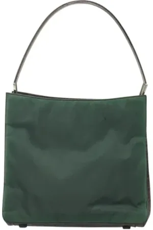 Prada Femme, Pre-owned, Vert, Taille: ONE Size Pre-owned Nylon sacs-prada