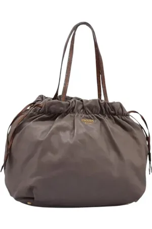 Prada Femme, Pre-owned, Brun, Taille: ONE Size Pre-owned Cuir sacs-prada