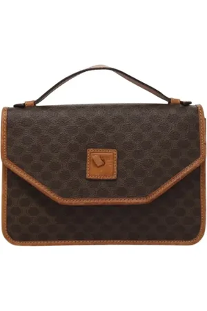 Céline Femme, Pre-owned, Brun, Taille: ONE Size Pre-owned Cuir sacs-main