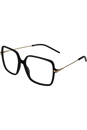 HUGO BOSS Femme, Accessoires, Noir, Taille: ONE Size Montures Optiques Carrées Noires pour Femmes