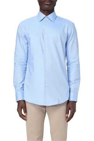 HUGO BOSS Homme, Chemises, Bleu, Taille: S Chemise Oxford Noire