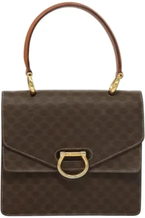 Céline Femme, Pre-owned, Brun, Taille: ONE Size Pre-owned Cuir sacs-main