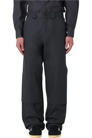 GR10K Homme, Pantalons, Gris, Taille: L Pantalon de travail décontracté en gris