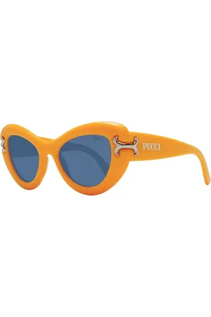 Emilio Pucci Unisex, Accessoires, Jaune, Taille: ONE Size Lunettes de Soleil Cat Eye Jaunes