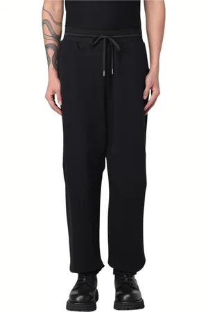 Helmut Lang Homme, Pantalons, Noir, Taille: S Pantalon de survêtement noir moderne avec cordon de serrage