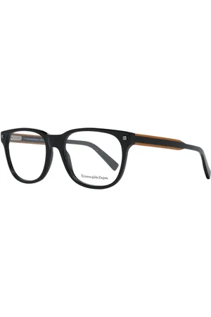 Ermenegildo Zegna Homme, Accessoires, Noir, Taille: ONE Size Lunettes Optiques Noires Homme Style Carré