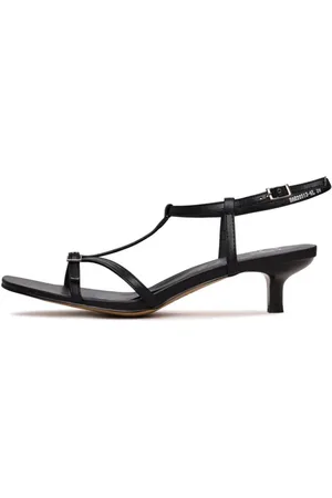 CESARE GASPARI Femme, Chaussures, Noir, Taille: 39 EU Talons Brillants à Bride - Noir