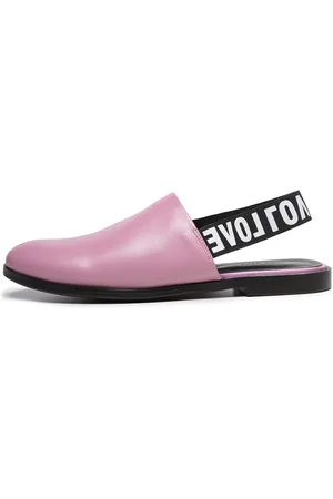 CESARE GASPARI Femme, Chaussures, Rose, Taille: 37 EU Mules slingback en cuir perforé - Rose