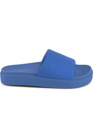 Tommy Hilfiger Femme, Chaussures, Bleu, Taille: 42 EU Slide Bleue pour Tenue Décontractée