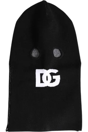 Dolce & Gabbana Femme, Accessoires, Noir, Taille: ONE Size Masque de Ski en Cachemire de Luxe Balaclava