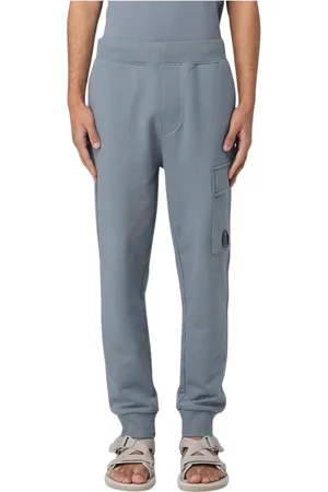 C.P. Company Homme, Pantalons, Bleu, Taille: S Joggers à Poches Cargo pour Homme