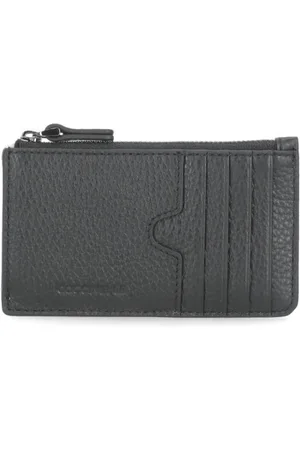 Coccinelle Femme, Accessoires, Noir, Taille: ONE Size Portefeuille Femme en Cuir Noir Grainé