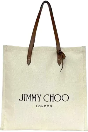Jimmy Choo Femme, Pre-owned, , Taille: ONE Size Pre-owned Toile cabas