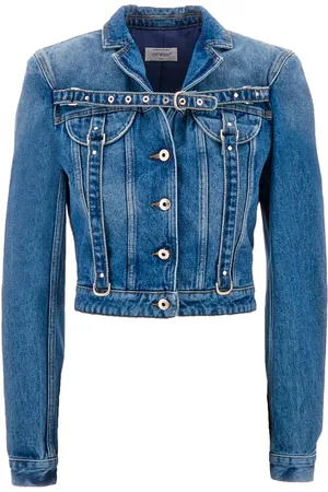 OFF-WHITE Femme, Vestes, Bleu, Taille: 34 FR Vestes Élégantes pour Hommes