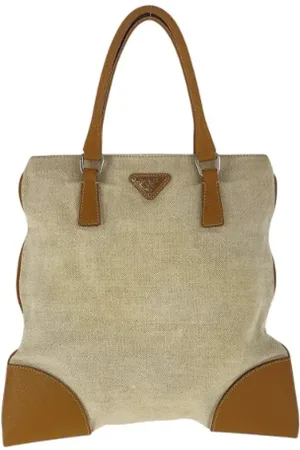 Prada Femme, Pre-owned, , Taille: ONE Size Pre-owned Toile cabas