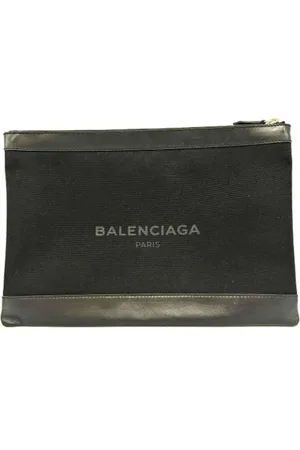 Balenciaga Femme, Pre-owned, Noir, Taille: ONE Size Pre-owned Toile pochettes-minaudieres