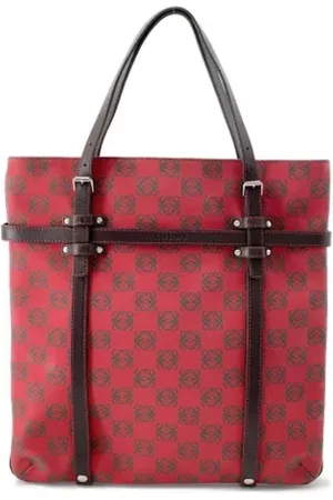 Loewe Femme, Pre-owned, Rouge, Taille: ONE Size Pre-owned Cuir sacs-main