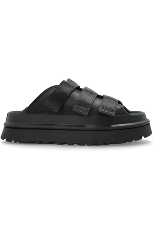 UGG Femme, Chaussures, Noir, Taille: 42 EU Flip-flops Goldenglow