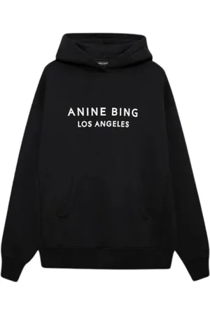 ANINE BING Femme, Sweatshirts et sweats à capuche, Noir, Taille: 38 FR Sweat à capuche confortable pour tous les jours
