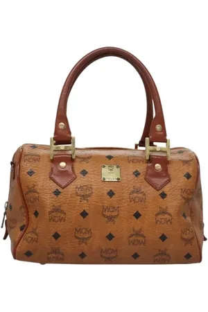 MCM Femme, Pre-owned, Brun, Taille: ONE Size Pre-owned Cuir sacs-main