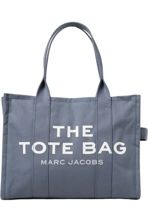 Marc Jacobs Femme, Sacs, Bleu, Taille: ONE Size Sac fourre-tout en toile avec logo jacquard