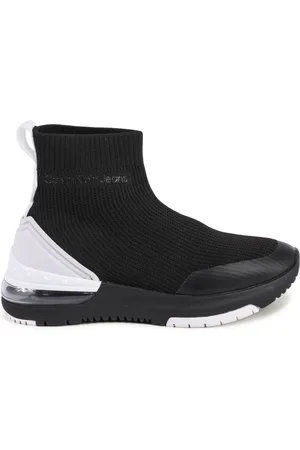 Calvin Klein Femme, Chaussures, Noir, Taille: 41 EU Baskets Noires à Lacets
