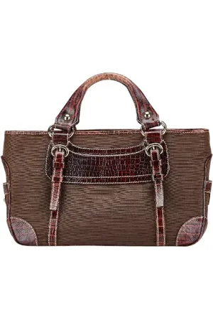 Céline Femme, Pre-owned, Brun, Taille: ONE Size Pre-owned Toile sacs-main