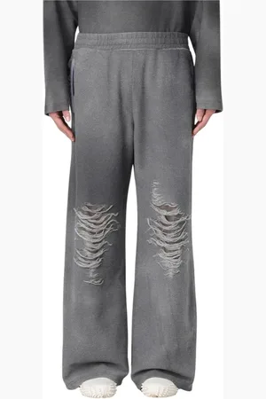 Diesel Homme, Pantalons, Gris, Taille: L Pantalon Gris Moderne et Usé