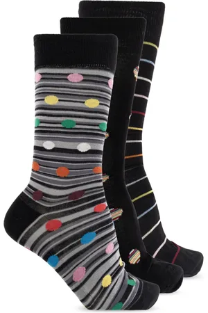 Paul Smith Homme, Sous-vêtements, Multicolore, Taille: ONE Size Lot de trois paires de chaussettes
