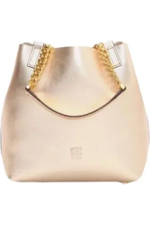 Carolina Herrera Femme, Sacs, Jaune, Taille: ONE Size Sac en cuir Matryoshka Chain XS