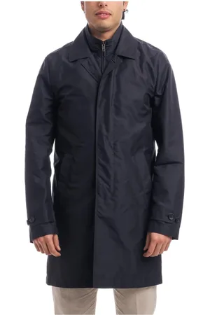 FAY Homme, Manteaux, Bleu, Taille: 3XL Parka Légère