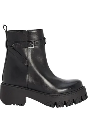 Patrizia Pepe Femme, Chaussures, Noir, Taille: 39 EU Bottines Biker