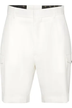 BILLIONAIRE Homme, Shorts, Blanc, Taille: 4XL Shorts en Denim Décontracté