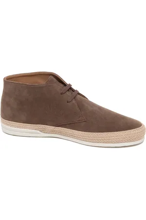 Hogan Homme, Chaussures, Brun, Taille: 44 1/2 EU Derby en daim Bottine Chaussure
