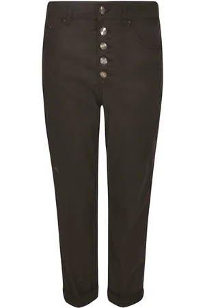 Dondup Femme, Pantalons, Noir, Taille: W29 Pantalon Élégant