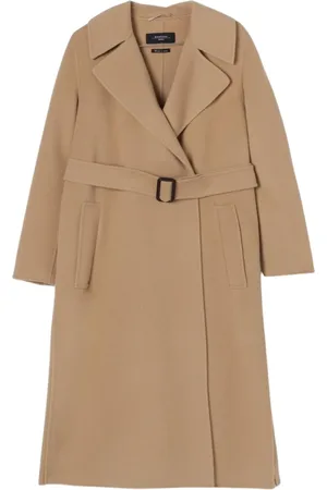 Max Mara Femme, Manteaux, , Taille: 30 FR Manteau en Laine Sophistiqué Coupe Décontractée